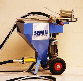 Semin AIR JET 8P + Компрессор E40 (Комплект)  оборудования для декоративной отделки помещений промышленных масштабов.
