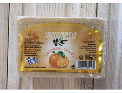 Натуральное оливковое мыло АПЕЛЬСИН (Греция)