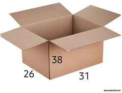 Коробка 4-x клапанная 31 x 26 x 38 см (СДЭК L)