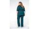 Элегантные брюки БОЛЬШОГО размера Арт. 143410 (Цвет зеленый) Размеры 48-82