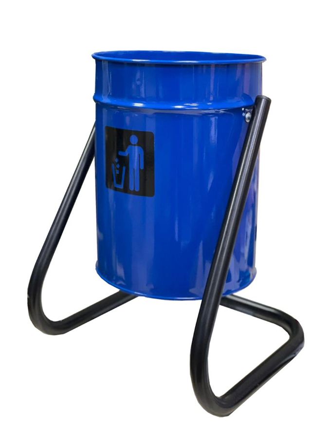 Урна для мусора уличная, 21 л. (цвет синий)