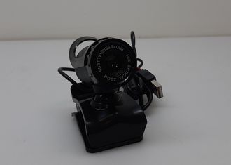 Web-camera USB 2.0 на прищепке с микрофоном 720P, 640x480 (арт.34362), черная (гарантия 14 дней)
