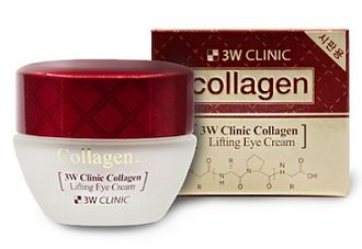 3W CLINIC Лифтинг Крем для лица с Коллагеном регенерирующий Collagen Lifting Eye Cream, 60 мл. 082740