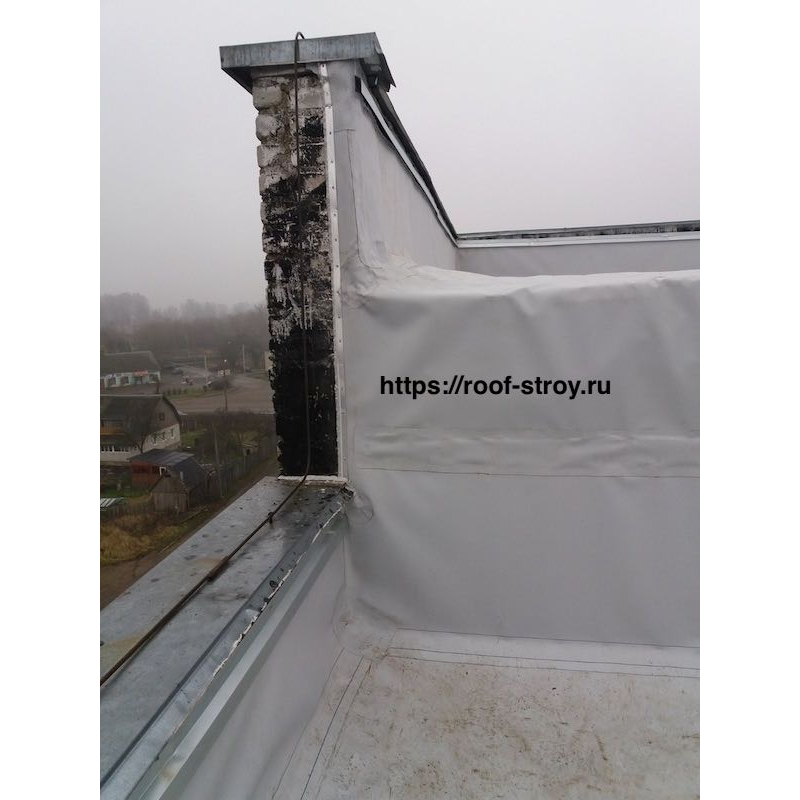 ремонт крыши мембраной