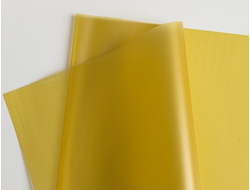 Пленка матовая для цветов, цвет золотой, размер листа 58*58 см, цена за 1 лист