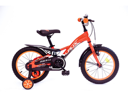 Велосипед LAUX GROW UP 16, детский, оранж.-черн.