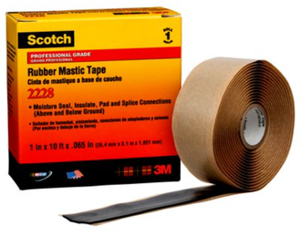 Scotch 2228 Резиново-Мастичная Электроизоляционная Лента, рулон 50 мм х 3 м