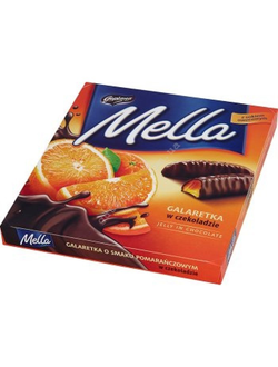 Шоколадные конфеты Goplana Mella апельсин, 190 г