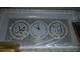 Мусульманская картина с часами белая рамка (Надпись Аллах и Мухаммад)