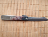 Японский традиционный складной нож Хигоноками 95 мм