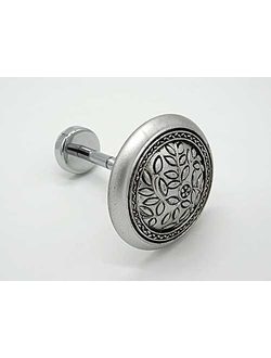 Настенный подхват-держатель для гардин и занавесок серебристый. Опт со склада