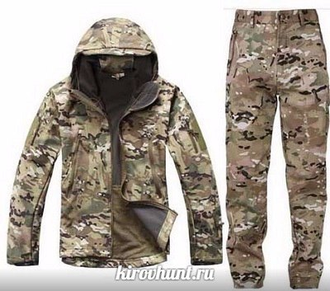 Тактический костюм СОФТШЕЛ утепленный