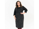 Теплое платье из джерси Арт. 2718108 (Цвет черный) Размеры 50-80