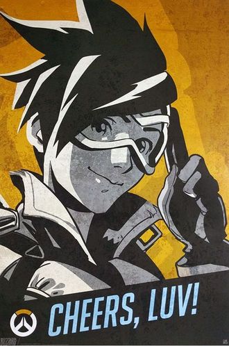 Постер ABYstyle: OVERWATCH: Tracer Cheers Luv: Poster (91.5x61)
