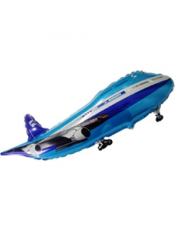 Синий самолет(Flexmetal) 101см