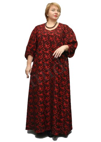 Нарядное длинное платье Арт. 2279 (Цвет красный) Размеры 58-84