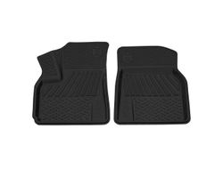 Коврик салонный резиновый (черный) для Lifan X60 (12-Н.В.) (передний ряд сидений) (Борт 4см)