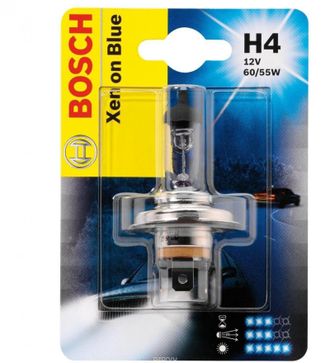 Лампа BOSCH Xenon Blue H4 12V 60/55W блистер 1 шт.