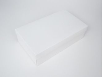 Коробка 5П-В 7 см ВЫСОКАЯ БЕЗ ОКНА (25*15* выс 7 см), Белый