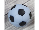 Футбольный мяч большой - св.голубой
