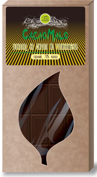 Шоколад на сиропе из топинамбура, 70 г.