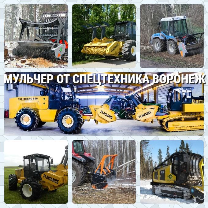 Аренда мульчера в Воронеже цена услуг мульчеров в области