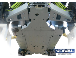 Защита SSV Rival 444.7226.1 для BRP Maverick 1000 X DS MAX / Turbo 2015- (Алюминий) (1500*800*250)