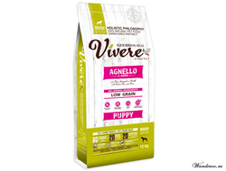 Vivere Low Grain Medium Puppy малозерновой корм для щенков  средних пород  (ягненок ) 3кг
