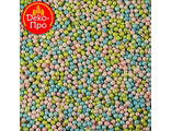 Шарики Голуб-зелёно-розовые (2 мм), 70г