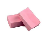 Салфетка 30x30 см спанлейс розовый (100 шт.) поштучное сложение