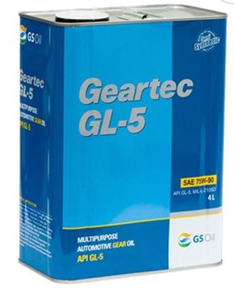 Масло трансмиссионное Kixx Geartec GL-5 80W-90 для МКПП 4 л.