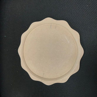 Панно круглое фигурное тарелка заготовка для росписи и декупажа