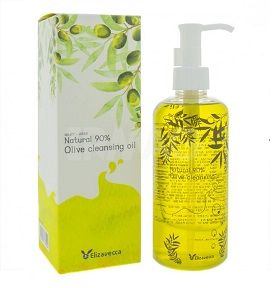 Elizavecca Гидрофильное Масло с маслом ОЛИВЫ Natural 90% Olive Cleansing Oil, 300 мл. 365504