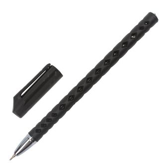 Ручка шариковая масляная BRAUBERG &quot;Orient&quot;, ЧЕРНАЯ, корпус черный, игольчатый узел 0,7 мм, линия письма 0,35 мм, 143000