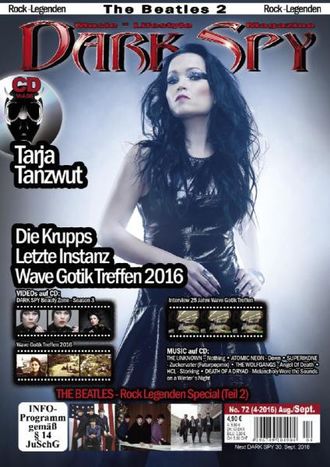 DARK SPY Magazine № 72. Tanzwut, Tarja Cover ИНОСТРАННЫЕ МУЗЫКАЛЬНЫЕ ЖУРНАЛЫ