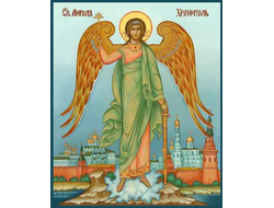 Ангел-Хранитель Москвы. Рукописная икона.