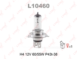 Лампа LYNX H4 12V 60/55W P43T-38