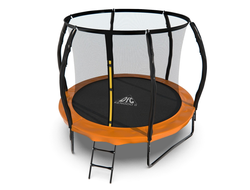 Уличный батут DFC TRAMPOLINE KENGOO II 8FT (2,44 метра) с внутренней сеткой и лестницей