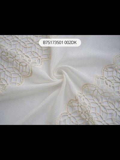 Арт. B75173501. Вуалевая ткань с ришелье для легких штор