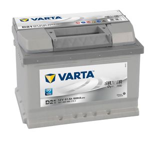 Автомобильный аккумулятор Varta D21 Silver Dynamic низ. 61 Ач о/п