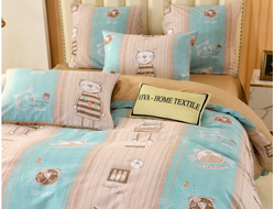 Комплект постельного белья из Сатина 100% хлопок цвет Cats  (Евро размер) C560