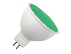 Лампа светодиодная Ecola MR16 GU5.3 220V 7W Зеленый матов. 47x50 M2TG70ELC