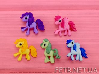 Пуговицы Dress It Up &quot;Яркие пони&quot; (7818 Playful Ponies)