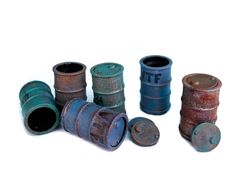 Oil barrels v.2 (PAINTED) (IN STOCK)