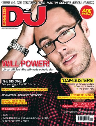 DJ Magazine October 2009 Will Saul Cover, Иностранные журналы в Москве, Intpressshop