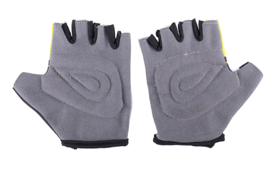 Перчатки велосипедные TOP SPORT детские 8823 black-yellow