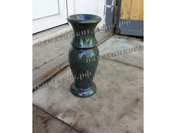 Ваза зеленый гранит 300мм