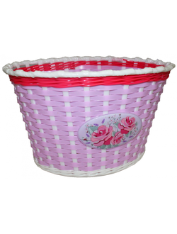 Корзинка для велосипеда детская на руль P04 для девочки