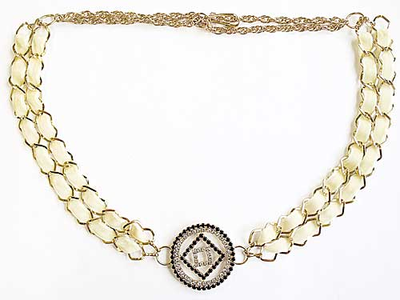 "Стамбул", подхваты для штор металлические со стразами