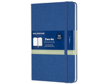 Записная книжка Moleskine Two-Go (Medium 11,5 x 17,5 см), лазурный